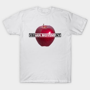 Vegan Movement Apple T-Shirt